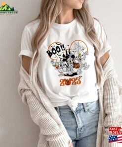 Mickey Mouse Halloween Boo 2023 Shirt Pumpkins Disneyland Unisex T-Shirt Mickey Mouse Halloween Boo 2023 Shirt Pumpkins Disneyland Unisex T-Shirt