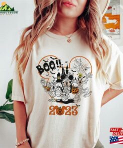 Mickey Mouse Halloween Boo 2023 Shirt Pumpkins Disneyland Unisex T-Shirt 2 Mickey Mouse Halloween Boo 2023 Shirt Pumpkins Disneyland Unisex T Shirt 3