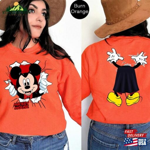 Mickey Mouse Spooky Season T-Shirt Disney Trip Sweatshirt Hoodie Vacation 2023 Gift For Men Women Disneyland Halloween Party Family