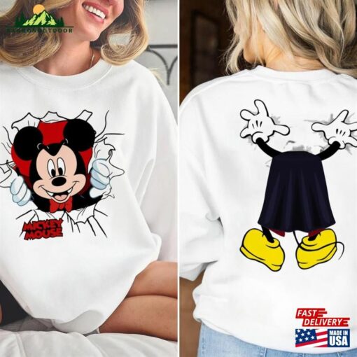 Mickey Mouse Spooky Season T-Shirt Disney Trip Sweatshirt Hoodie Vacation 2023 Gift For Men Women Disneyland Halloween Party Family