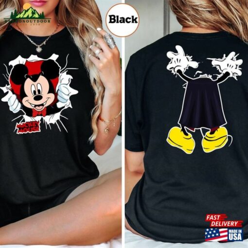 Mickey Mouse Spooky Season T-Shirt Disney Trip Sweatshirt Hoodie Vacation 2023 Gift For Men Women Disneyland Halloween Party Family