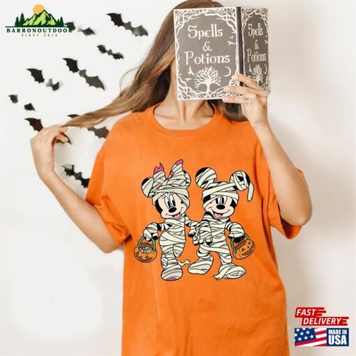 Mickey Mummy Shirt And Minnie Disney Halloween Hoodie Unisex