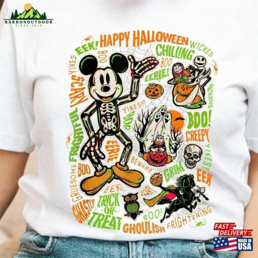 Mickey Nightmare Before Christmas Halloween Shirt’s Not So Scary Party Costume Sweatshirt Unisex