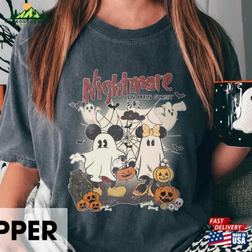 Mickey Nightmare On Mainstreet Comfort Colors® Shirt Not So Scary Tee Disney Halloween Classic T-Shirt