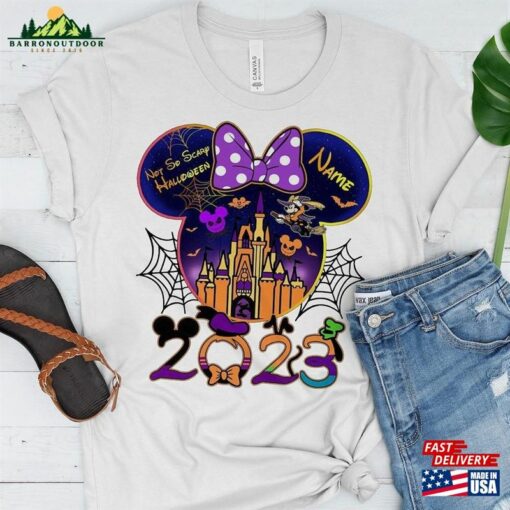 Mickey Not So Scary Halloween Family Shirt Disneyland 2023 Party Sweatshirt Hoodie