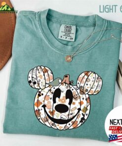 Mickey Pumpkin Halloween Comfort Color Shirt Retro Spooky Season Unisex Hoodie 3
