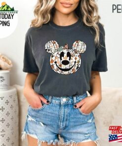 Mickey Pumpkin Halloween Comfort Color Shirt Retro Spooky Season Unisex Hoodie 4