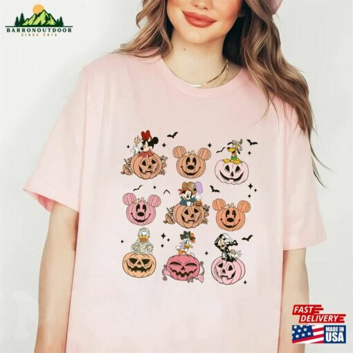 Mickey Pumpkins Head Shirt And Friends Spooky Season Halloween Disney Classic Hoodie