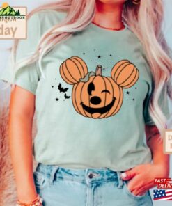 Mickey Pumpkins Head Shirt And Friends Spooky Season Halloween Disney T-Shirt Sweatshirt