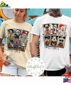 Mickey Stitch Horror Characters Costume Card Shirt Scary Vintage Retro Disney Halloween T-Shirt Sweatshirt 3 Mickey Stitch Horror Characters Costume Card Shirt Scary Vintage Retro Disney Halloween T Shirt Sweatshirt 4