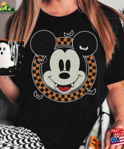 Mickey Vampire Checkered Board Club Spooky Season T-Shirt Unisex Mickey Vampire Checkered Board Club Spooky Season T-Shirt Unisex