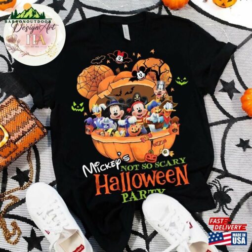 Mickey’s Not So Scary Halloween 2023 Shirt Pumpkin Sweatshirt T-Shirt