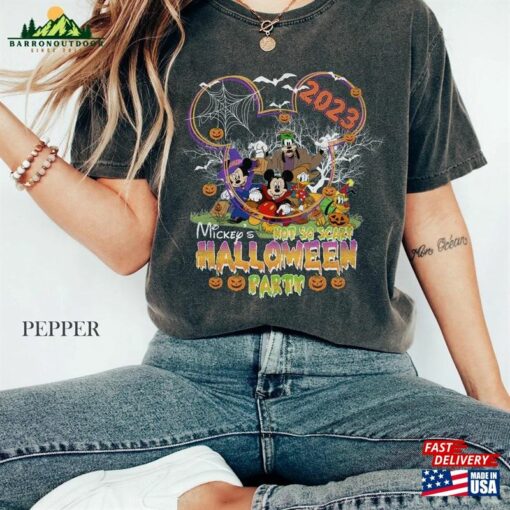 Mickey’s Not So Scary Halloween Party 2023 Comfort Colors Shirt Disney And Friends Classic T-Shirt