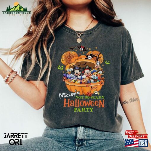 Mickey’s Not So Scary Halloween Party 2023 Comfort Colors Shirt Unisex Sweatshirt