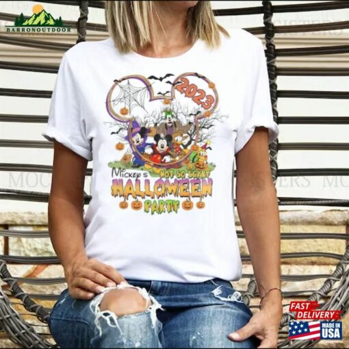 Mickey’s Not So Scary Halloween Party 2023 Shirt Disney And Friends T-Shirt Unisex Sweatshirt