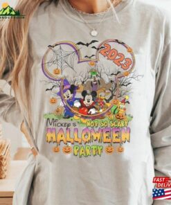 Mickey’s Not So Scary Halloween Party 2023 Shirt Disney And Friends T-Shirt Unisex Sweatshirt