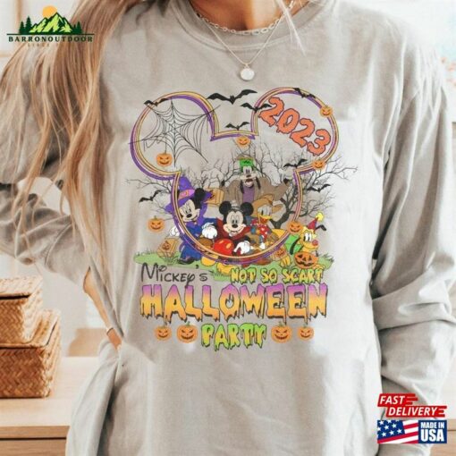 Mickey’s Not So Scary Halloween Party 2023 Shirt Disney And Friends T-Shirt Unisex Sweatshirt