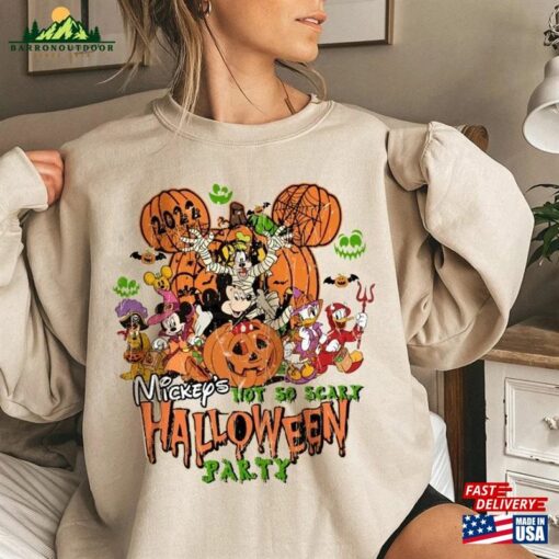 Mickey’s Not So Scary Halloween Party 2023 Shirt Disney Sweatshirt Classic