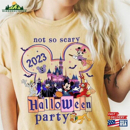 Mickey’s Not So Scary Halloween Party 2023 Shirt Disneyland Trip Matching Classic Hoodie