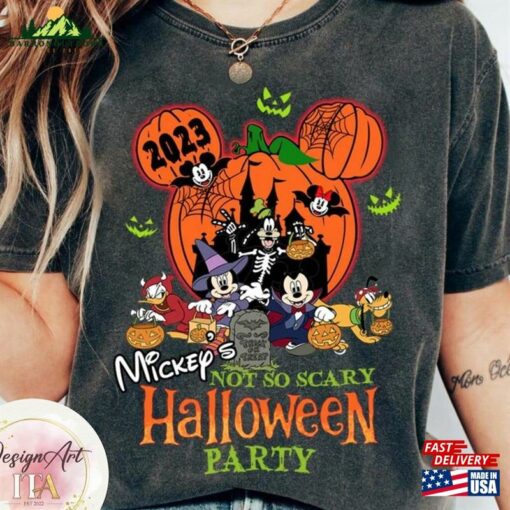 Mickey’s Not So Scary Halloween Party 2023 Shirt Unisex Hoodie