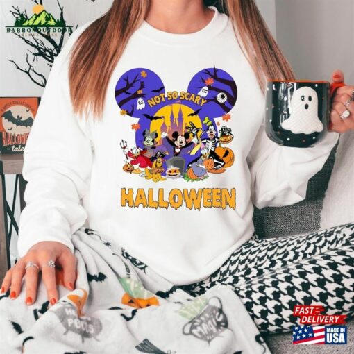 Mickey’s Not So Scary Halloween Party 2023 Sweatshirt And Minnie Shirt T-Shirt Unisex