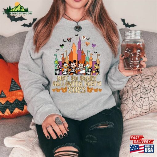 Mickey’s Not So Scary Halloween Party 2023 Sweatshirt Minnie Unisex