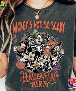 Mickey's Not So Scary Halloween Party Shirt Disney Skeleton Unisex T-Shirt 2 Mickeys Not So Scary Halloween Party Shirt Disney Skeleton Unisex T Shirt 3