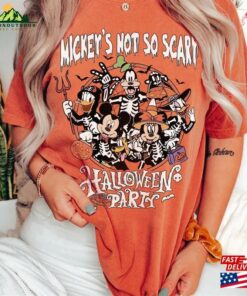 Mickey's Not So Scary Halloween Party Shirt Disney Skeleton Unisex T-Shirt 3 Mickeys Not So Scary Halloween Party Shirt Disney Skeleton Unisex T Shirt 4