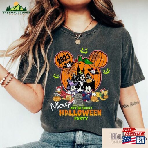 Mickey’s Not So Scary Halloween Party Shirts And Minnie Family Sweatshirt Unisex