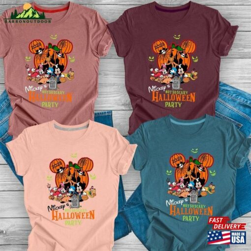 Mickey’s Not So Scary Halloween Party Shirts And Minnie Family T-Shirt Sweatshirt