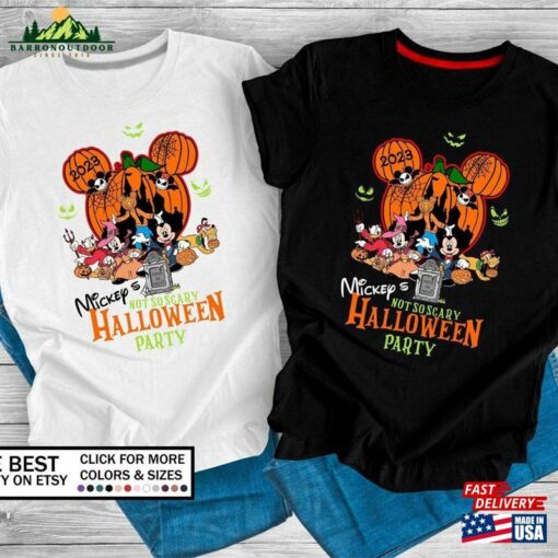 Mickey’s Not So Scary Halloween Party Shirts And Minnie Family T-Shirt Sweatshirt