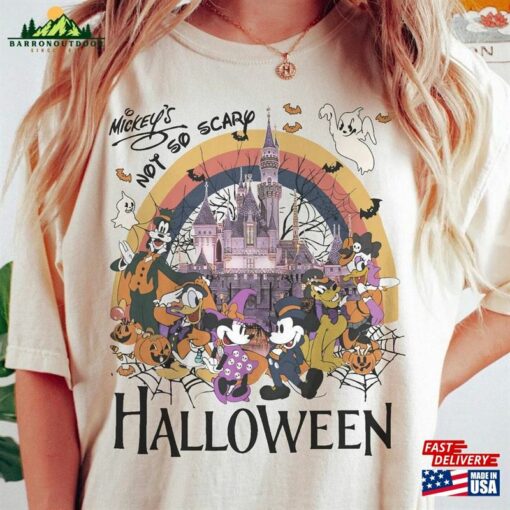 Mickey’s Not So Scary Halloween Party Shirts Disney Comfort Colors Shirt Sweatshirt Unisex