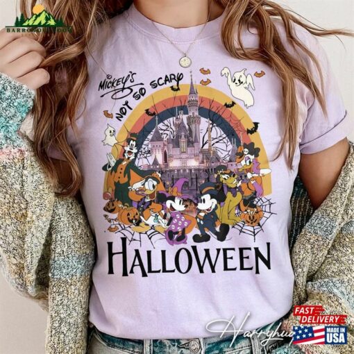 Mickey’s Not So Scary Halloween Party Shirts Disney Comfort Colors Shirt Sweatshirt Unisex