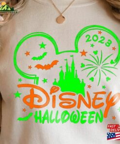 Mickeys Not So Scary Halloween Sweashirt Trick Or Treat Down Main Street Shirt Classic Unisex