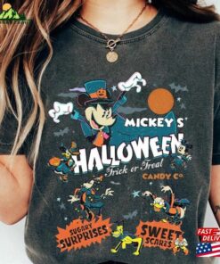 Mickey’s Trick Or Treat Candy Co Halloween Party 2023 Shirt And Friends Tee Unisex T-Shirt