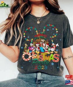 Mickey’s Very Merry Christmas Party 2023 Shirt Disney Family Matching T-Shirt Hoodie