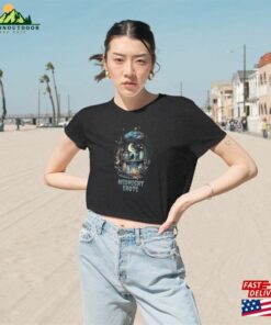 Midnight Shots Cropped Top Womens Flowy Tee Classic T Shirt 4