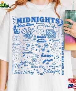 Midnigts Shirt Swiftiee Tour Taylorr The Eras Sweatshirt Hoodie