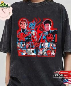 Miguel O’Hara Vs Miles Morales Shirt Spider Man T-Shirt Unisex Miguel O’Hara Vs Miles Morales Shirt Spider Man T-Shirt Unisex
