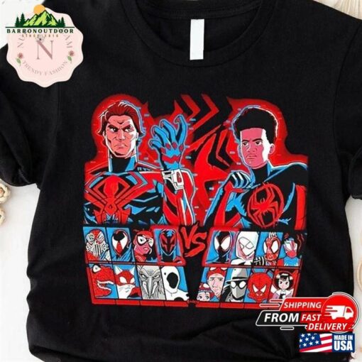 Miguel O’Hara Vs Miles Morales Shirt Spider Man T-Shirt Unisex