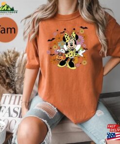 Minnie Floral Halloween Comfort Color Shirt Disney Women Girl Party Hoodie Sweatshirt 2 Minnie Floral Halloween Comfort Color Shirt Disney Women Girl Party Hoodie Sweatshirt 3