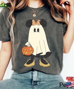 Minnie Ghost Halloween Comfort Color Shirt Retro Spooky Season Mickey Hoodie Sweatshirt 2 Minnie Ghost Halloween Comfort Color Shirt Retro Spooky Season Mickey Hoodie Sweatshirt 3