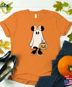 Minnie Ghost Halloween Comfort Color Shirt Retro Spooky Season T-Shirt Classic