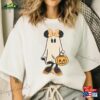 Minnie Ghost Halloween Comfort Color Shirt Vintage Spooky Season Micke Sweatshirt Hoodie