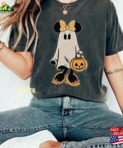 Minnie Ghost Halloween Comfort Color Shirt Vintage Spooky Season Mickey Hoodie Classic 2 Minnie Ghost Halloween Comfort Color Shirt Vintage Spooky Season Mickey Hoodie Classic 3