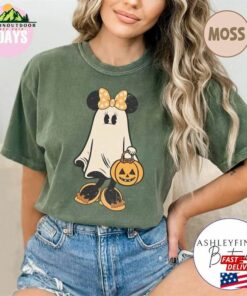 Minnie Ghost Halloween Comfort Color Shirt Vintage Spooky Season Mickey Hoodie Unisex Minnie Ghost Halloween Comfort Color Shirt Vintage Spooky Season Mickey Hoodie Unisex
