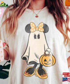Minnie Ghost Halloween Comfort Color Shirt Vintage Spooky Season Mickey T-Shirt Classic Minnie Ghost Halloween Comfort Color Shirt Vintage Spooky Season Mickey T-Shirt Classic