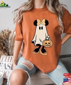 Minnie Ghost Halloween Comfort Colors Shirt Retro Spooky Season Disney Matching Unisex Classic Minnie Ghost Halloween Comfort Colors Shirt Retro Spooky Season Disney Matching Unisex Classic