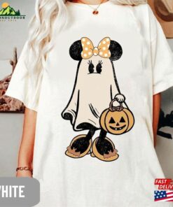 Minnie Ghost Halloween Comfort Colors Shirt Retro Spooky Season Mickey Classic T-Shirt