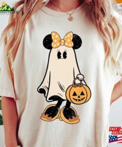 Minnie Ghost Halloween Comfort Colors Shirt Retro Spooky Season Mickey T-Shirt Sweatshirt Minnie Ghost Halloween Comfort Colors Shirt Retro Spooky Season Mickey T-Shirt Sweatshirt